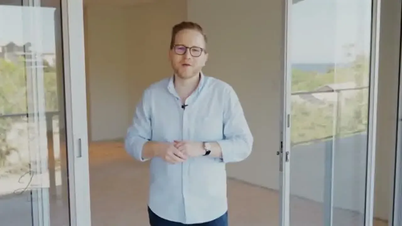 Jonathan on site at Simbithi Eco-Estate during the renovation